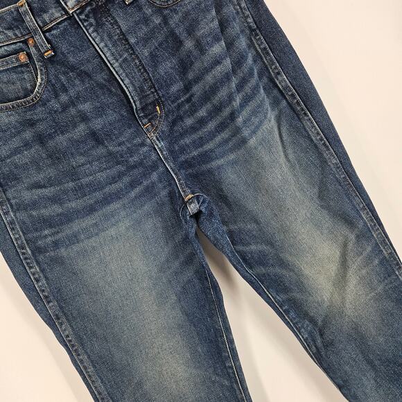 Rivet and Thread Jeans Blue Medium Wash Rigid Skinny High Rise Denim Size 29 - Picture 3 of 8